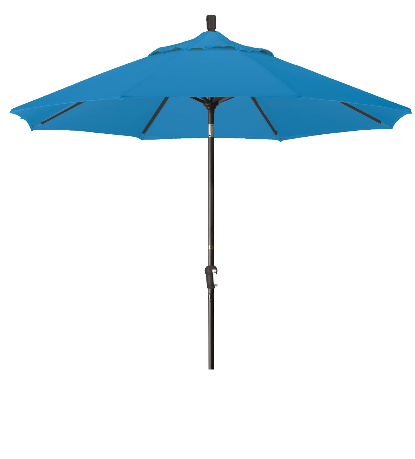 CasaFoyer 9ft California Umbrella - Market Style, Crank-to-Open/Crank-to-Tilt Mechanism, Auto-Tilt, Durable Frame - Ideal for Residential Use
