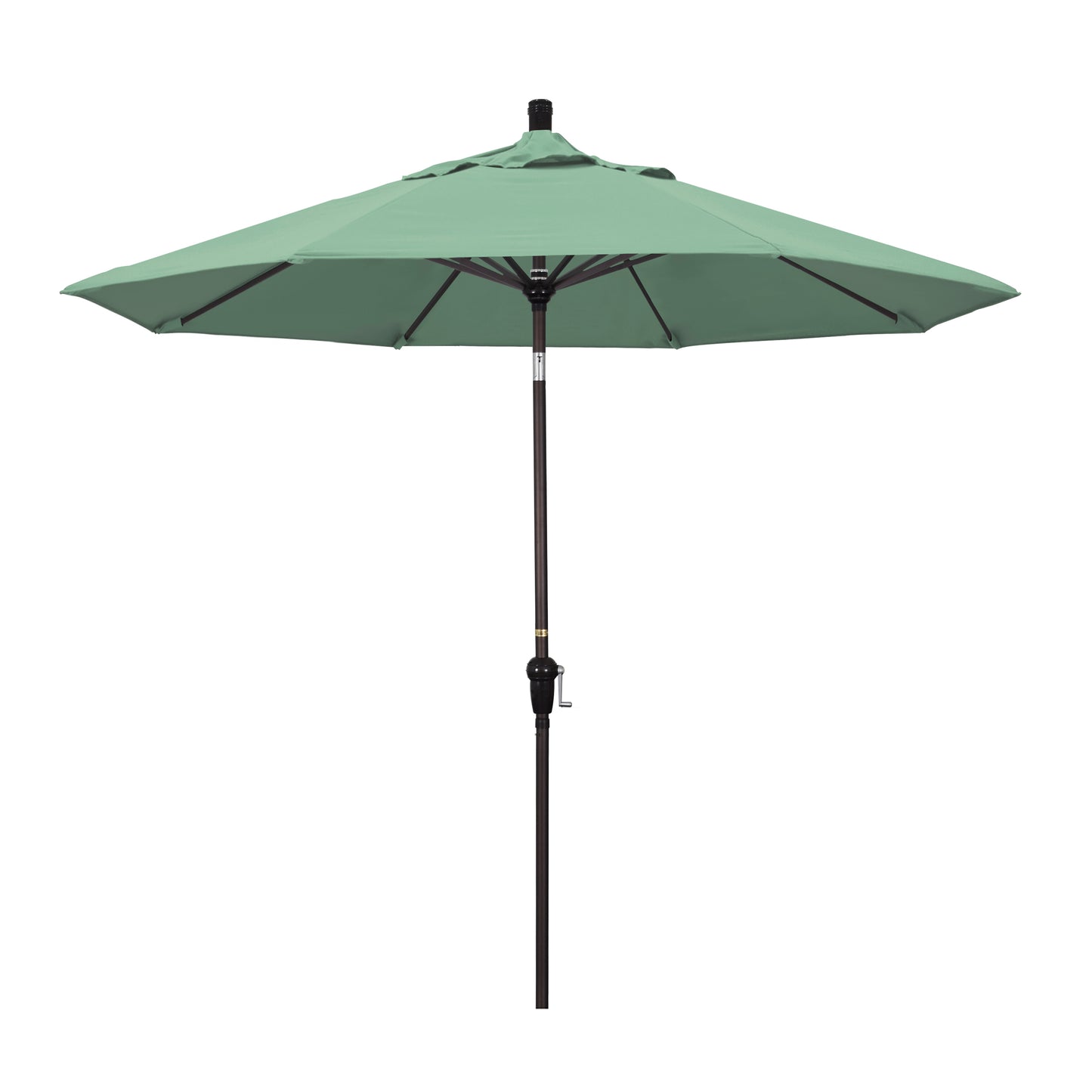 CasaFoyer 9' California Market Style Umbrella with Crank-to-Open, Crank-to-Tilt, and Auto-Tilt Feature - Durable and User-Friendly for Maximum Shade and Comfort
