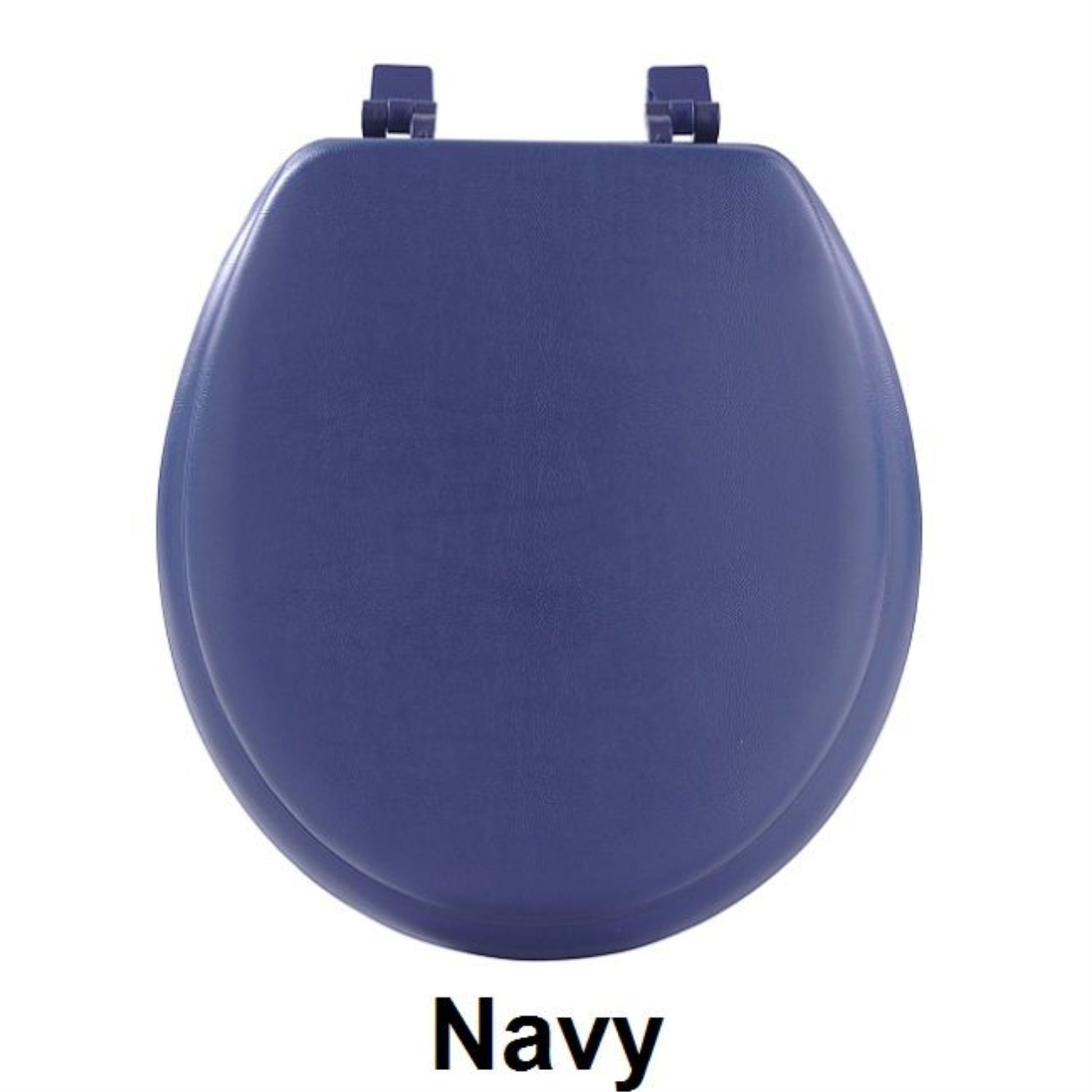 CasaFoyer Fantasia Toilet Seat - Warm & Comfortable Vinyl Cover, Easy Installation, Fits Standard Fixtures, Adjustable Hinges, Mild Soap Cleaning. (DEHP Warning)
