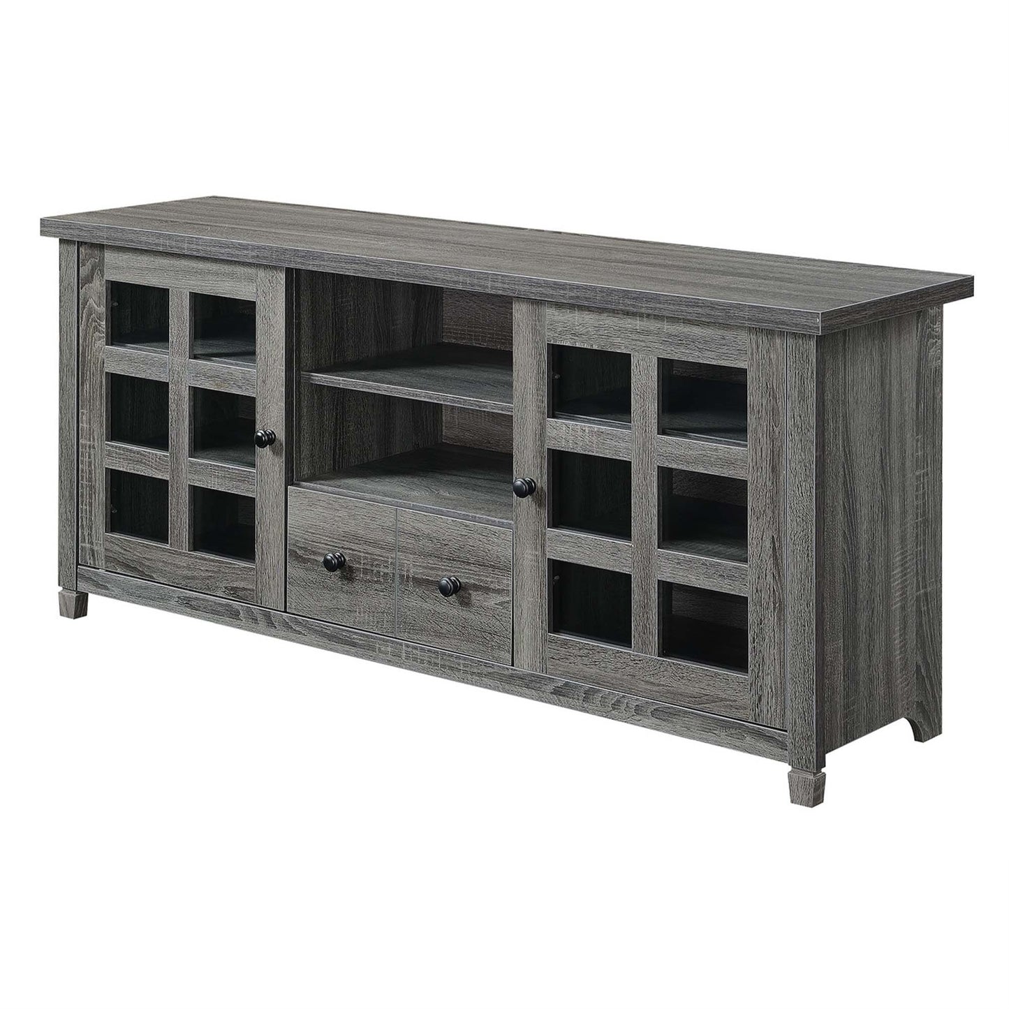 CasaFoyer Newport Park Lane 60" TV Stand - Sleek Design, Ample Storage, Cable Management, Concealed Drawer - Durable & Stylish - Newport Collection