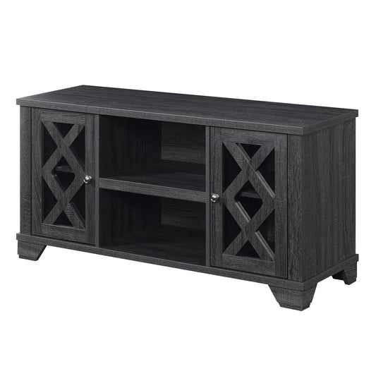 CasaFoyer Gateway TV Stand with Ample Storage and Elegant X-Shape Silhouette