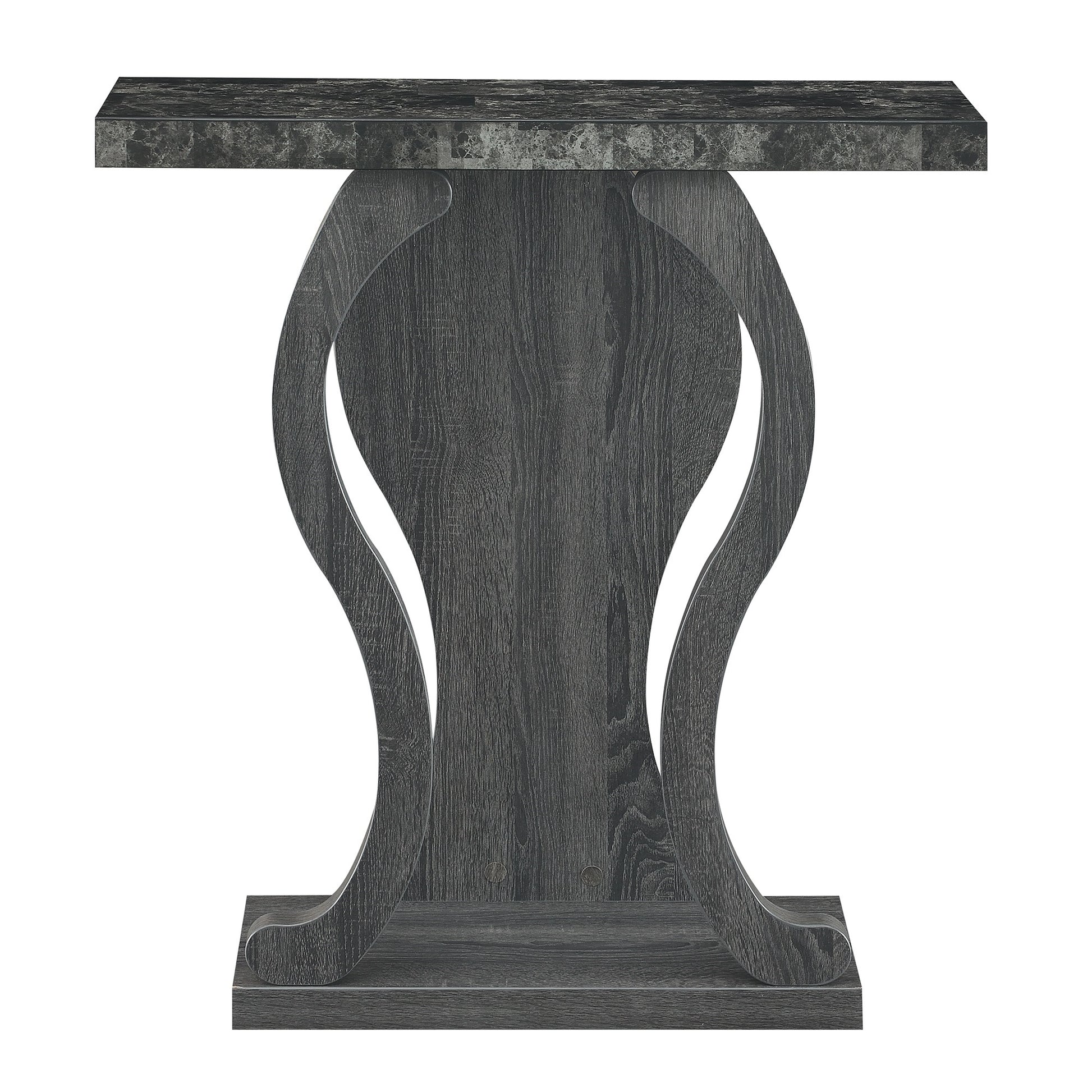 CasaFoyer Newport Terry B Console Table with Shelf - Elegant Design, Woodgrain Finish, Durable Materials - Perfect for Entryway, Living Room, Hallway, Dining Room - Minimal Maintenance - CasaFoyer