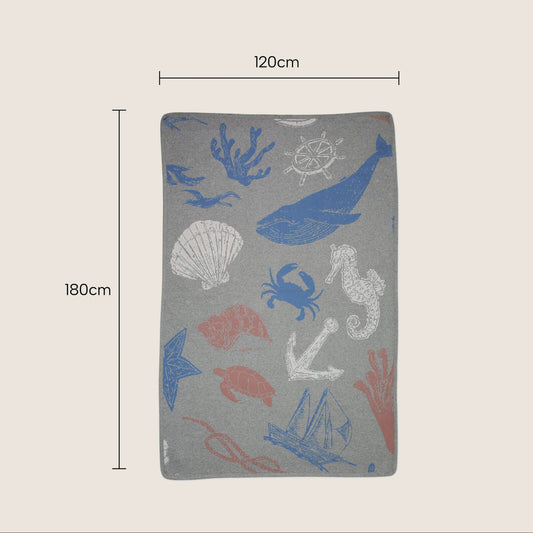 Rugs, Kitchen & Dining Features | Casafoyer Sealife Design Cotton Rug - Add Creativity to Your Space Durable - 80x120cm - Enhance Your Home with Ocean Enchantment | casafoyer.myshopify.com